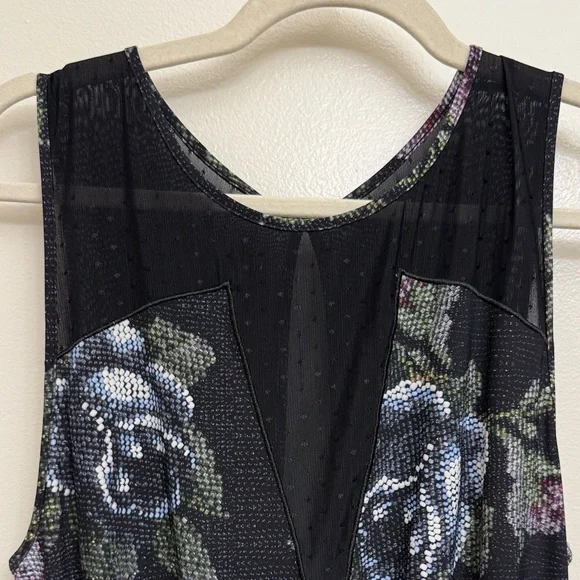 Lululemon Athletica Black Floral Jumpsuit Size 8 - Picture 4 of 7
